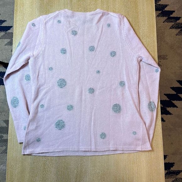 Quinn Polka Dot Cashmere Sweater - Picture 4 of 6